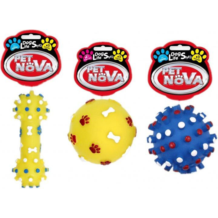 Pet Nova Набор игрушек для собак  Виниловые массажеры M (VIN-DENTVIN-M) - зображення 1