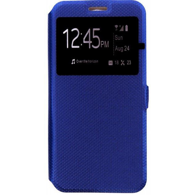 DENGOS Flipp-Book Call ID для Samsung Galaxy J8 2018 SM-J800 Blue (DG-SL-BK-211) - зображення 1
