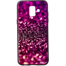 DENGOS Back Cover Glam для Samsung Galaxy J4 2018 J400 Lilac kaleidoscope (DG-BC-GL-21)
