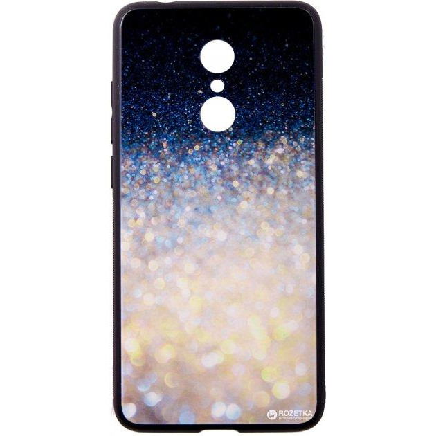 DENGOS Back Cover Glam для Xiaomi Redmi 5 White/Blue kaleidoscope (DG-BC-GL-33) - зображення 1