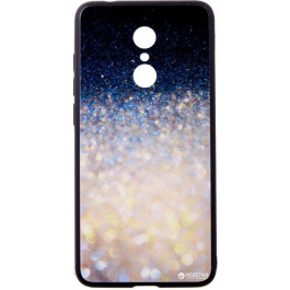 DENGOS Back Cover Glam для Xiaomi Redmi 5 White/Blue kaleidoscope (DG-BC-GL-33)
