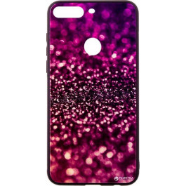 DENGOS Back Cover Glam для Huawei Y7 Prime 2018 Lilac kaleidoscope (DG-BC-GL-11)