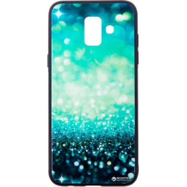 DENGOS Back Cover Glam для Samsung Galaxy J4 2018 J400 Mint/Blue kaleidoscope (DG-BC-GL-25)