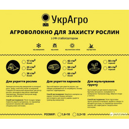 УкрАгро 17 UV 1.6 x 10 м Белый (4820193000016)