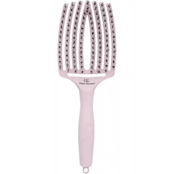 Olivia Garden Щітка комбінована  Finger Brush Combo Large PASTEL Pink (ID1686) - зображення 1