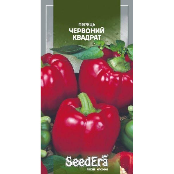 ТМ "SeedEra" Насіння  перець Червоний квадрат 0,2г - зображення 1