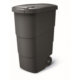Wheeler Бак для сміття з кришкою  90 л антрацит (5905197463308)
