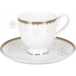 Fiora Чашка з блюдцем Golden Charm 150 мл LC17004 для кави (LC17004COFFEE CUP&amp;SAUCER)