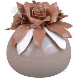 Lefard Ваза порцелянова шоколад роза 10 см 919-167 (6907009191675)