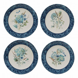 Certified International Набор тарелок обеденных Синие Цветы Богемии 28см 37100-set