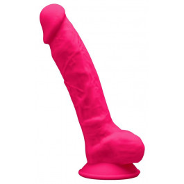   Silexd Premium Silicone Dildo Model 1 Size 7, розовый (8433345220215)