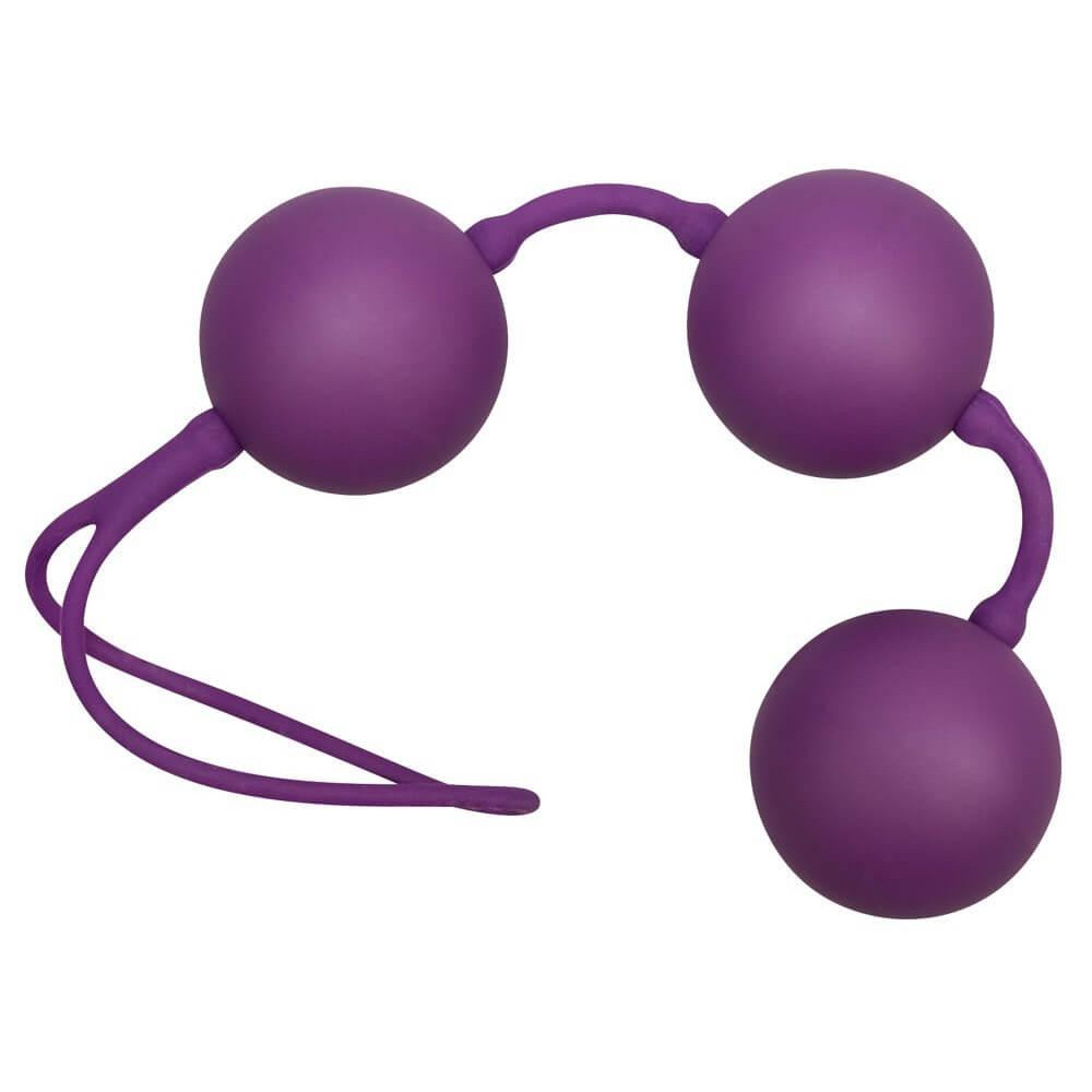 Orion Вагинальные шарики Velvet Purple Balls фиолетовые (4024144507450) - зображення 1