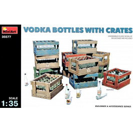 MiniArt Бутылки водки и деревянные ящики 1:35 (MA35577)