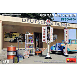 MiniArt Немецкая заправочная станция 1930-40 годов 1:35 (MA35598)