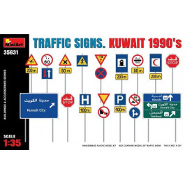 MiniArt Дорожные знаки Кувейта 1990-х гг 1:35 (MA35631)