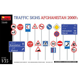 MiniArt Дорожные знаки в Афганистане 2000-х гг 1:35 (MA35640)