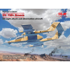 ICM Американский легкий штурмовик и самолет наблюдения OV-10D + Bronco (ICM48301)