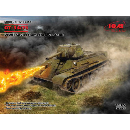 ICM Советский огнеметный танк ОТ-34/76, 2 МВ (ICM35354)