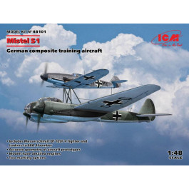 ICM Mistel S1, немецкий составной учебный авиационный комплекс 2 МВ (ICM48101)