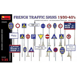 MiniArt Дорожные знаки. Франция 1930-40 годы (MA35645)