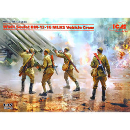 ICM Расчет установки РСЗО БМ-13-16 Вторая мировая война (ICM35648)