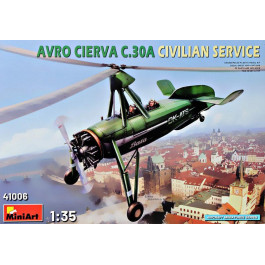 MiniArt Автожир гражданской службы avro "Avro Cierva C.30A" (MA41006)