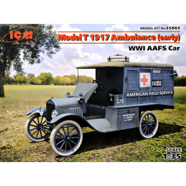 ICM Американский автомобиль скорой помощи "Модель T" 1917 года (ранняя) (ICM35665)