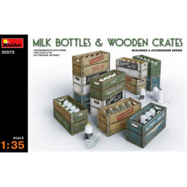 MiniArt Молочные бутылки с ящиками 1:35 (MA35573)