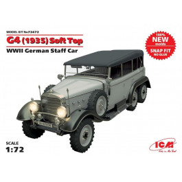 ICM Германский автомобиль G4 с тентом производства 1935 г., ІІ МВ (ICM72472)