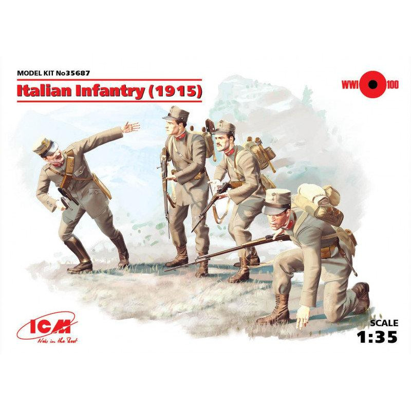 ICM Пехота Италии 1915 г. (ICM35687) - зображення 1
