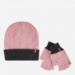 Levi's Комплект мужской (шапка + перчатки)  924851681 One Size Розовый (1159782747)
