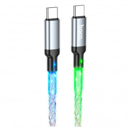Hoco U112 Shine USB Type-C to USB Type-C 60W 1m Gray (6931474788825)