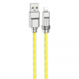 Hoco U113 Solid silicone USB Type-A to Lightning 1m Gold (6931474790033)