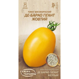 ТМ "Семена Украины" Насіння  томат високорослий Де-Барао гігант жовтий 0,1г