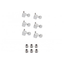Fender AMERICAN PRO STAGGERED STRATOCASTER/TELECASTER TUNING MACHINE SETS CHROME