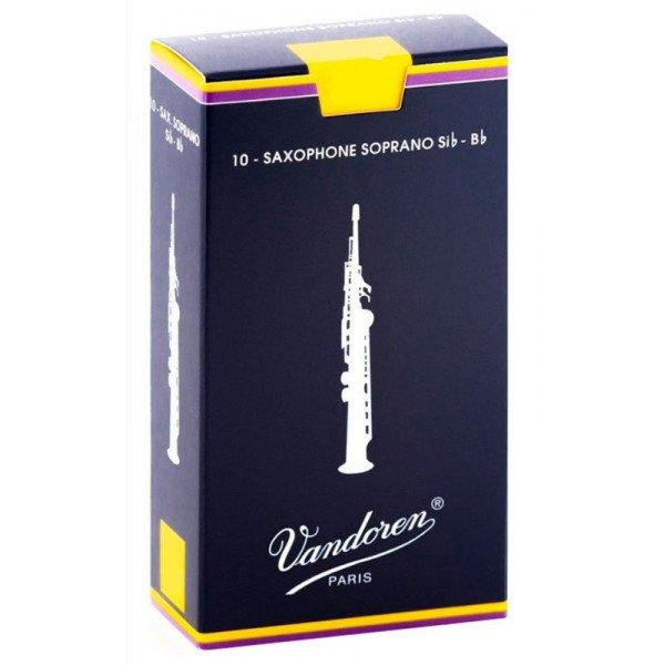 Gewa Набір тростин (10 шт.) для сопрано-саксофона #3.0 Vandoren 739825 - зображення 1