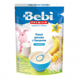 Bebi Каша молочная Рисовая с бананом с 6 месяцев 200 г
