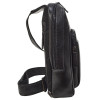 Tony Bellucci Чоловічий рюкзак-слінг з натуральної телячої шкіри  5213-1 чорний - зображення 3
