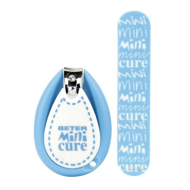 Beter VIVA Манікюрний набір дитячий  Mini-cure кусачки та пилка Blue (8412122070229) - зображення 1