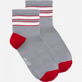 The Pair of Socks Шкарпетки  1P-121-S/GRY 41-43 Сірі з білим (4820234203529)