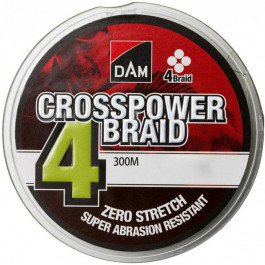 DAM Crosspower 4-Braid / Green / 0.10mm 300m 4.5kg (65841)