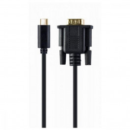 Cablexpert USB-C to VGA 2m Black (A-CM-VGAM-01)