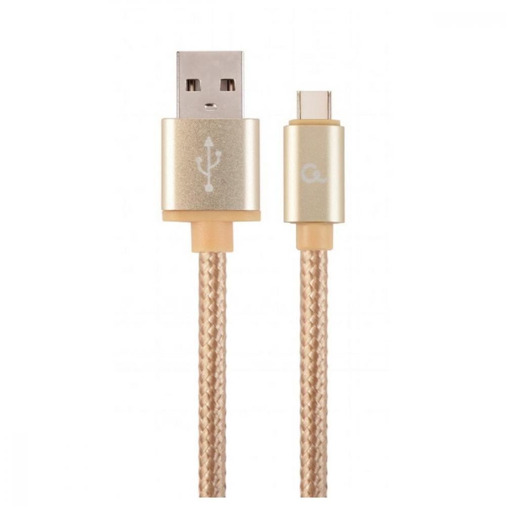 Cablexpert USB For Type-C 1,8M Gold (CCB-mUSB2B-AMCM-6-G) - зображення 1