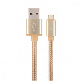 Cablexpert USB For Type-C 1,8M Gold (CCB-mUSB2B-AMCM-6-G)