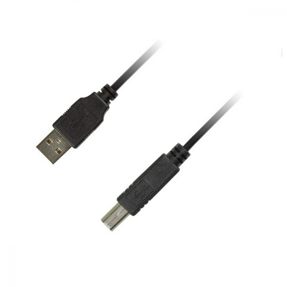 Piko USB 2.0 AM-BM 3m Black (1283126473944) - зображення 1