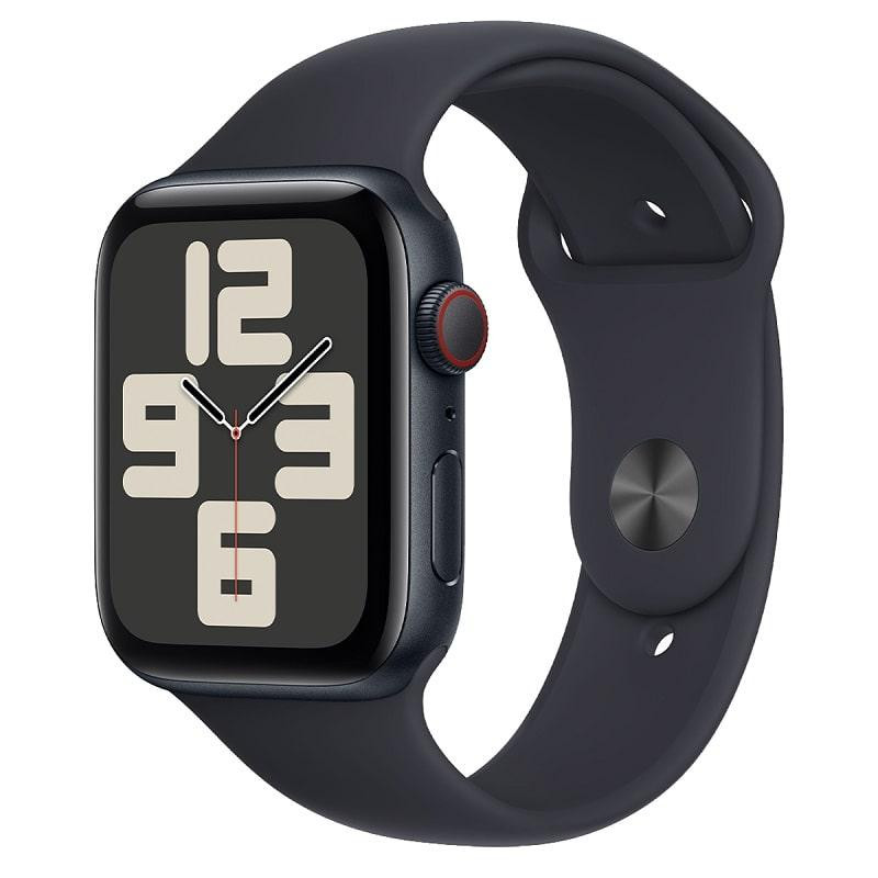 Apple Watch SE 2 GPS + Cellular 44mm Midnight Alu. Case w. Midnight Sport Band S/M (MRH43) - зображення 1