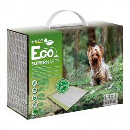 Croci Super Nappy Eco Одноразові пелюшки для собак (біорозкладні) 84 х 57 (14 шт) (C6028484)