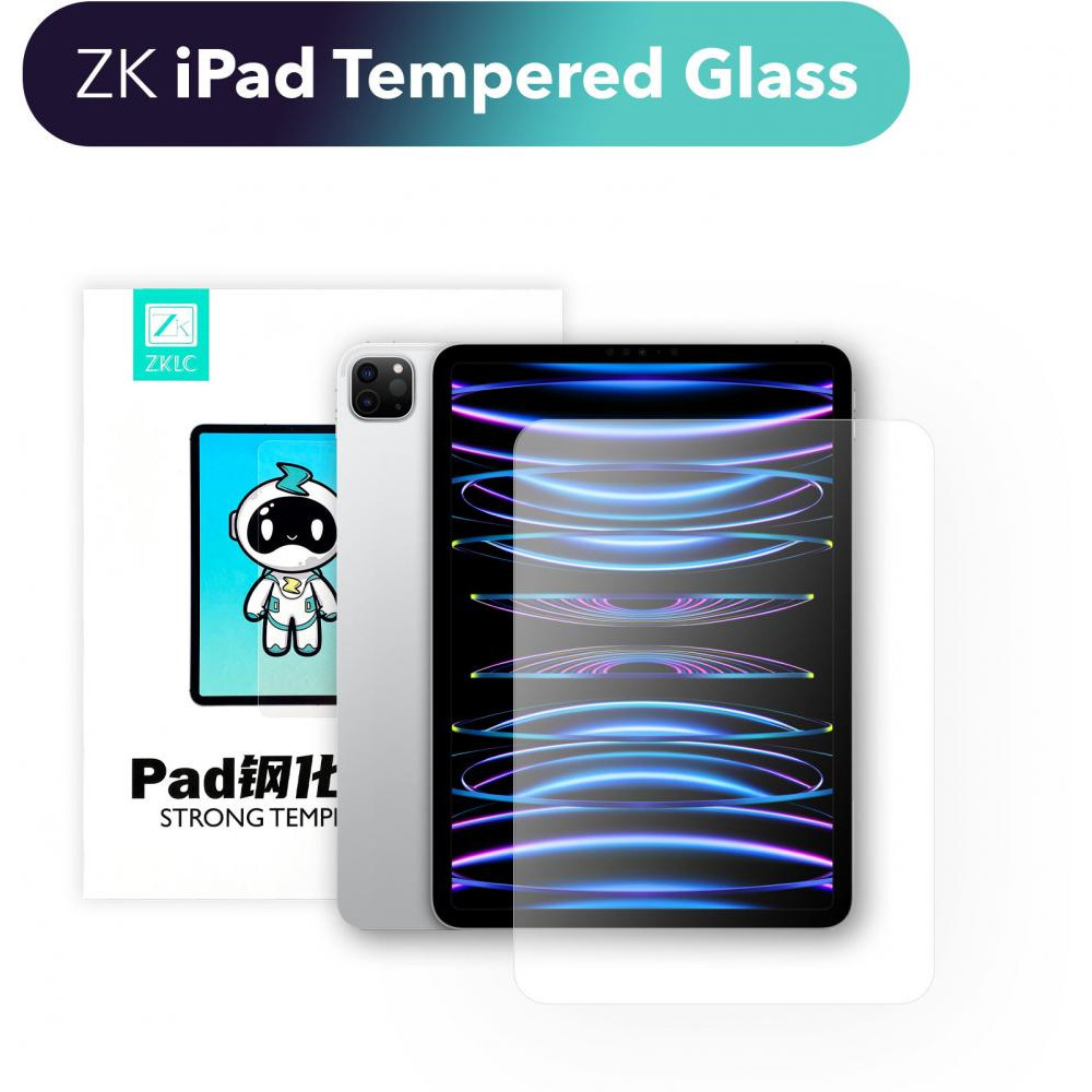 ZK Premium Tempered Glass for iPad Air 2020 - зображення 1