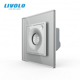 Livolo Розумний датчик температури та вологості ZigBee термометр гігрометр  сірий (VL-FCEZ-2IP-15)