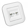 Ovivo Electric LOFT CAT6 белый+серый (404-010303-230) - зображення 1